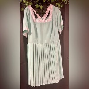 ☆ VINTAGE STYLE MINT GREEN DRESS ☆